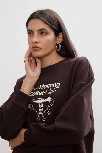 BE BLUE - SLOW MORNING SWEATSHIRT