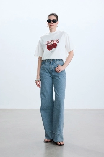 BE BLUE - CHERRIES BASKILI T-SHIRT